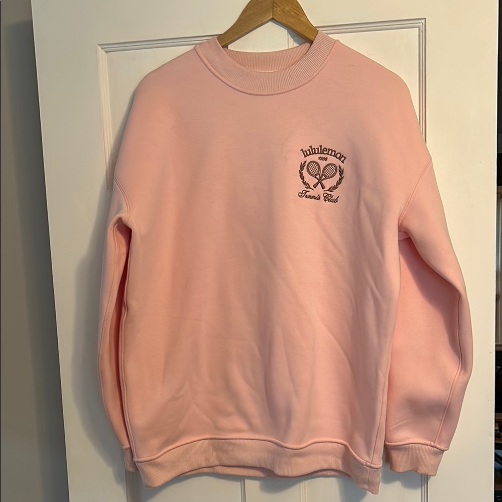 Lululemon Heavy Weight Fleece Pullover * Tennis Club